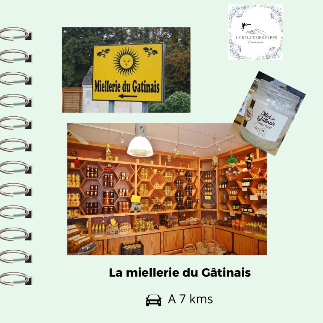 Valpuiseaux Le Relais Des Clefs - Au Calme Du Gatinais - Escapade A Deux - Terrasse Privee - Wifi - Offre Romantique Sur Demande المظهر الخارجي الصورة
